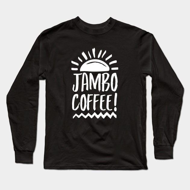 Jambo Coffee Starlight Long Sleeve T-Shirt by Flip City Tees